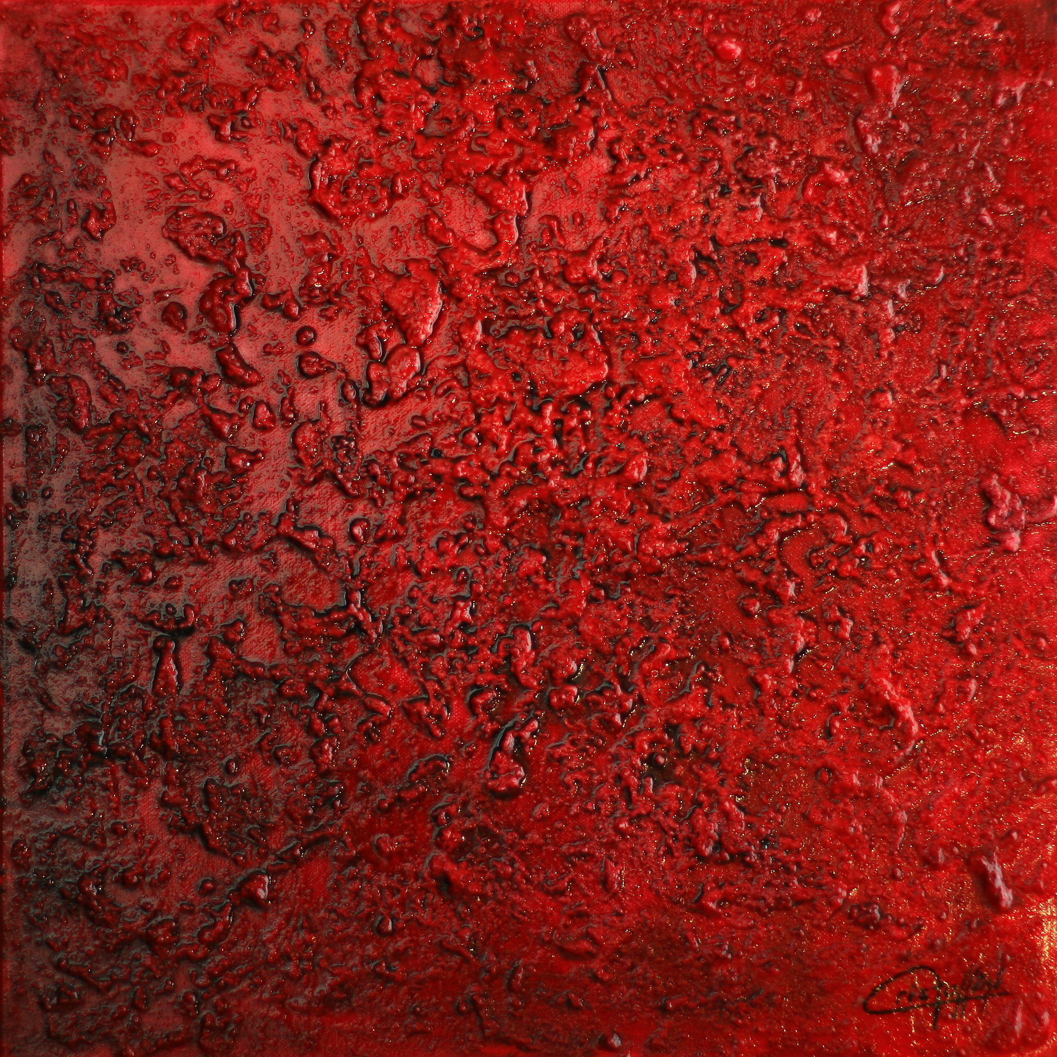 Patrick Cristallini - Peinture abstraite : 'Bubbling'